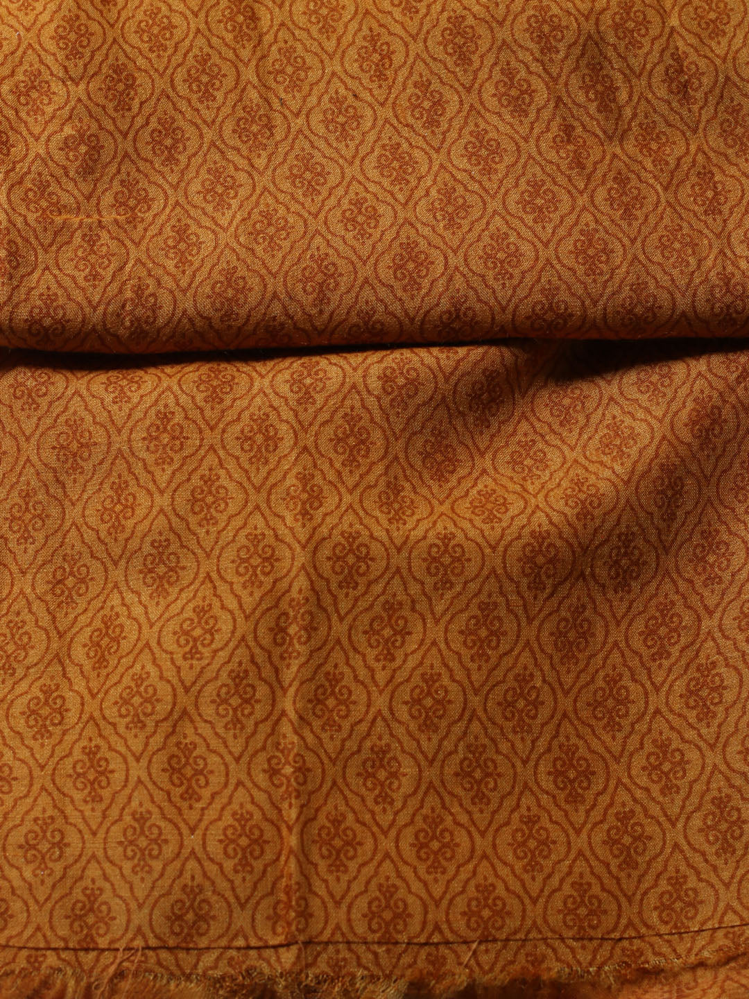 Printed Tussar Unstitched Kurta With Pant &amp; Dupatta