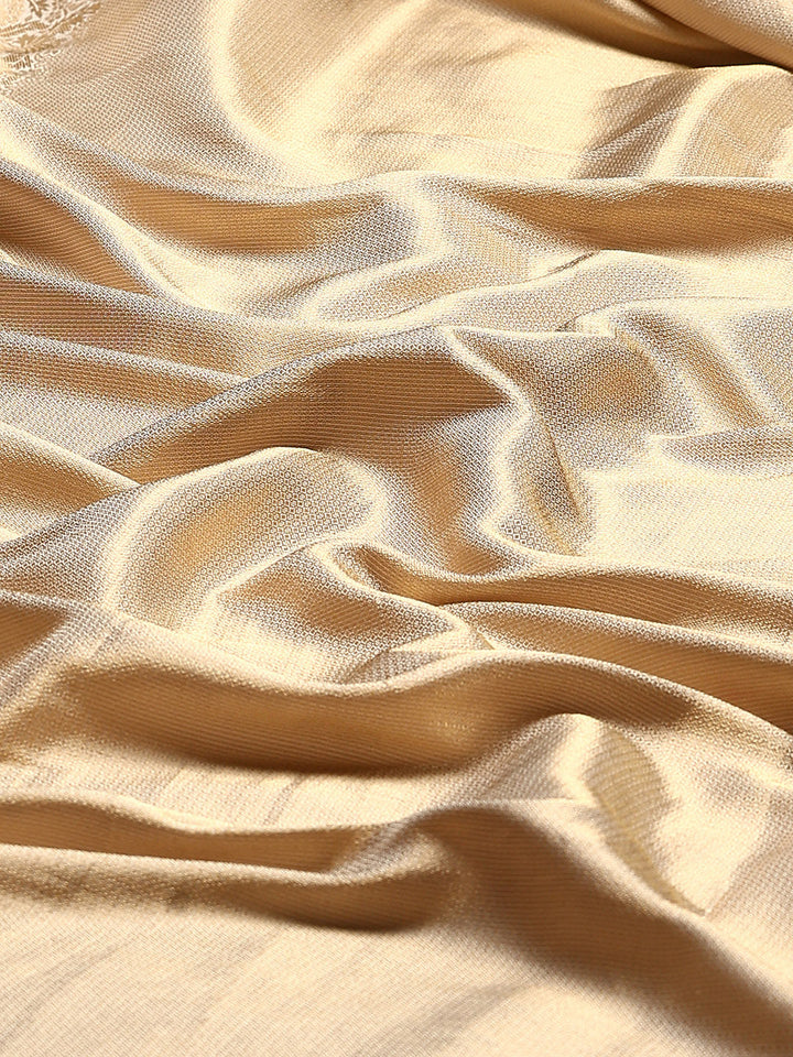 Embroidered Dola Silk Saree