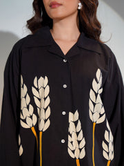 Printed Cotton Blend Shirt