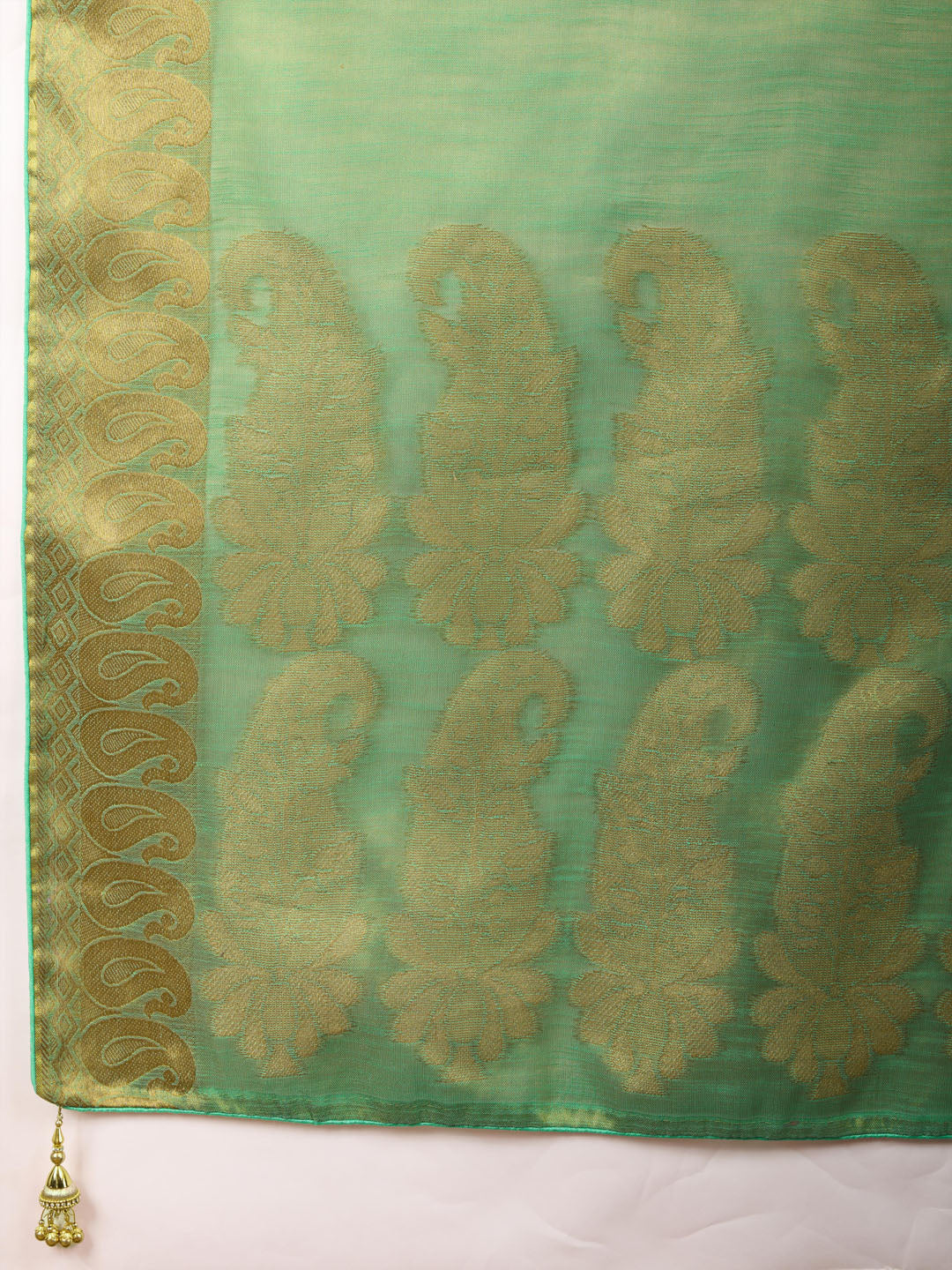 Gota Art Silk Woven Saree