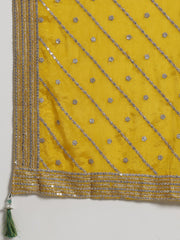 Bandhani Crepe Choli With Lehenga & Dupatta