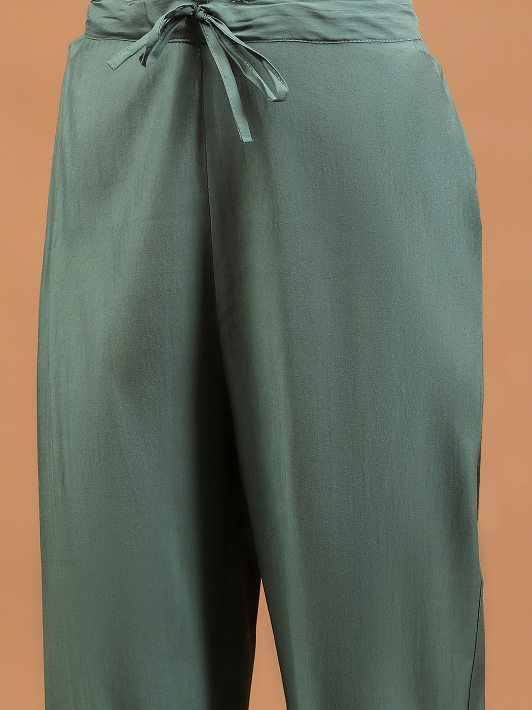 Printed Muslin Kurta With Pants &amp; Dupatta