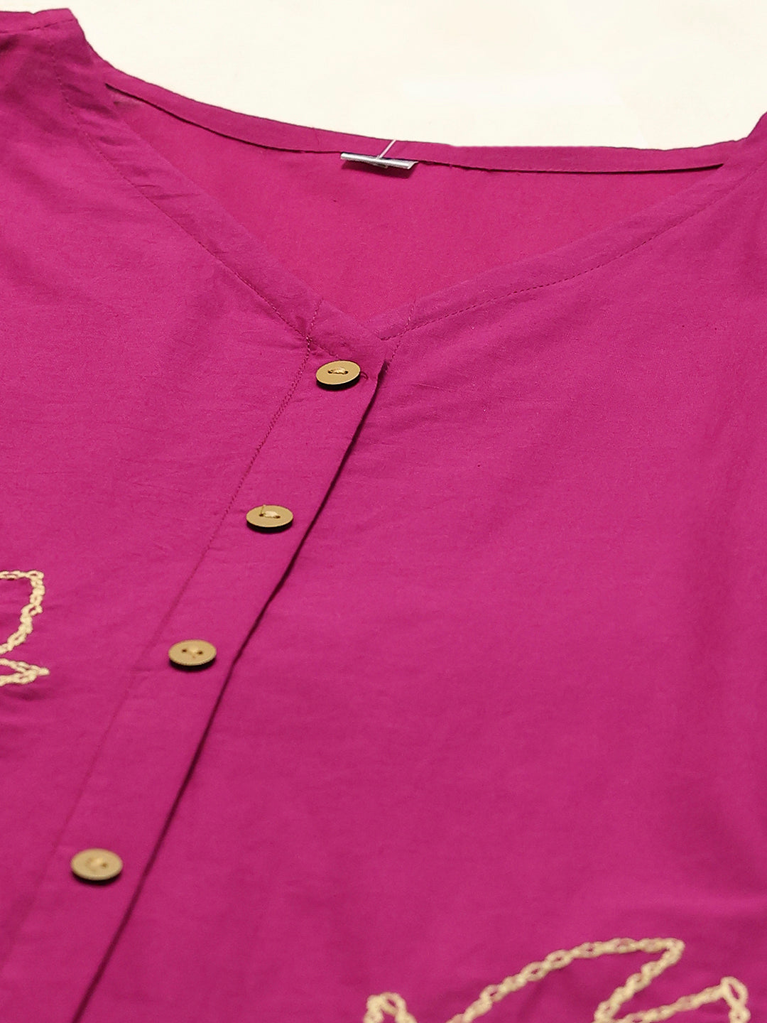 Printed Cotton Blend Kurta With Pants