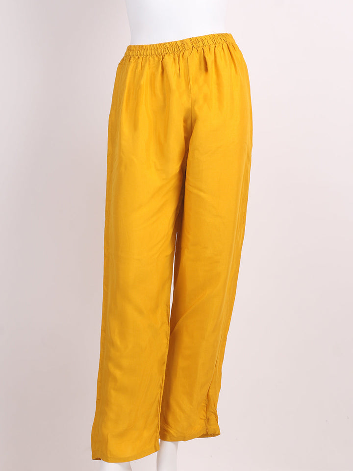 Banarasi Weave Tissue Kurta With Pants &amp; Dupatta