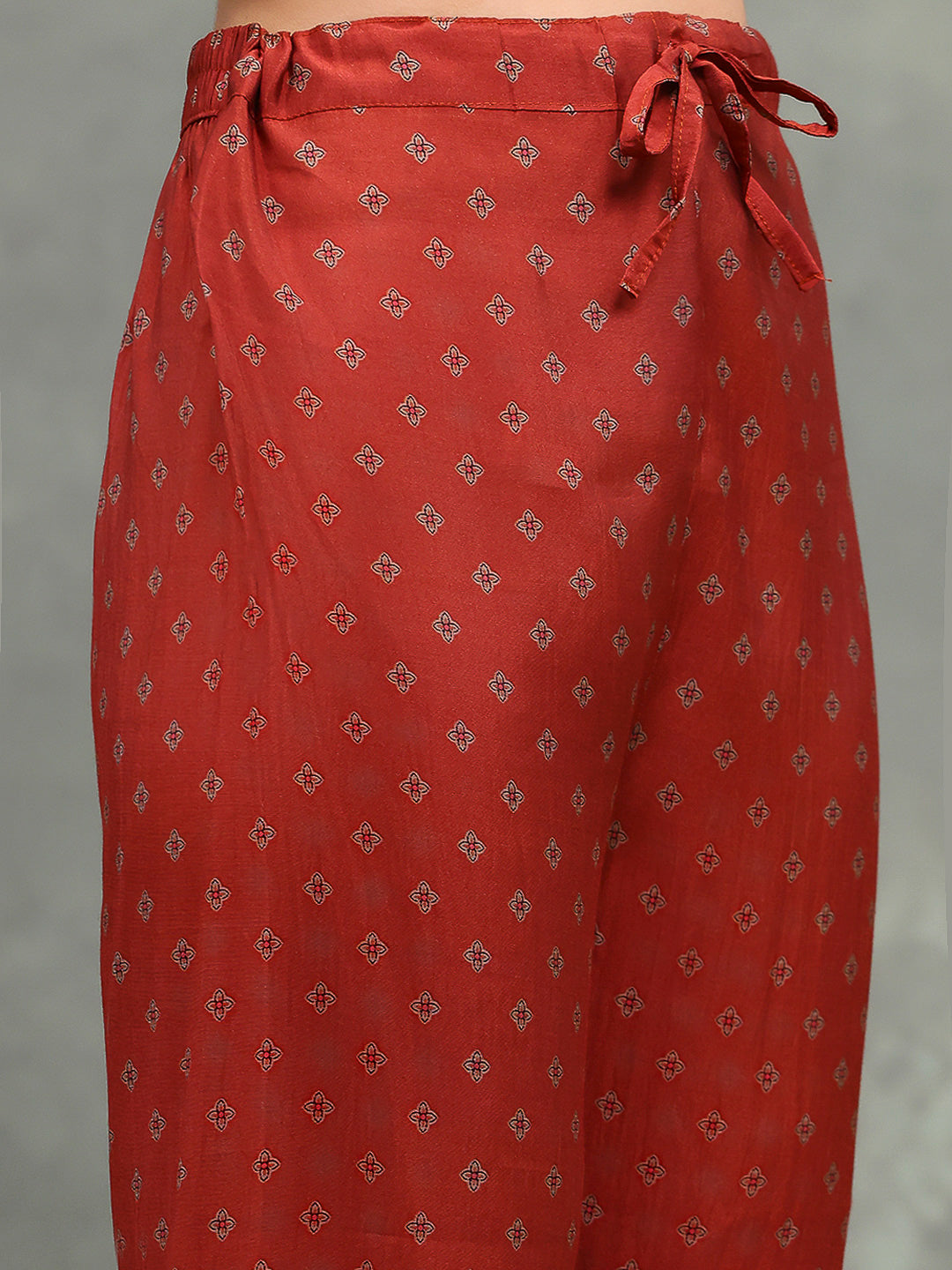 Printed Muslin Kurta With Pant &amp; Dupatta
