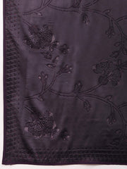 Stone Work Satin Woven Saree