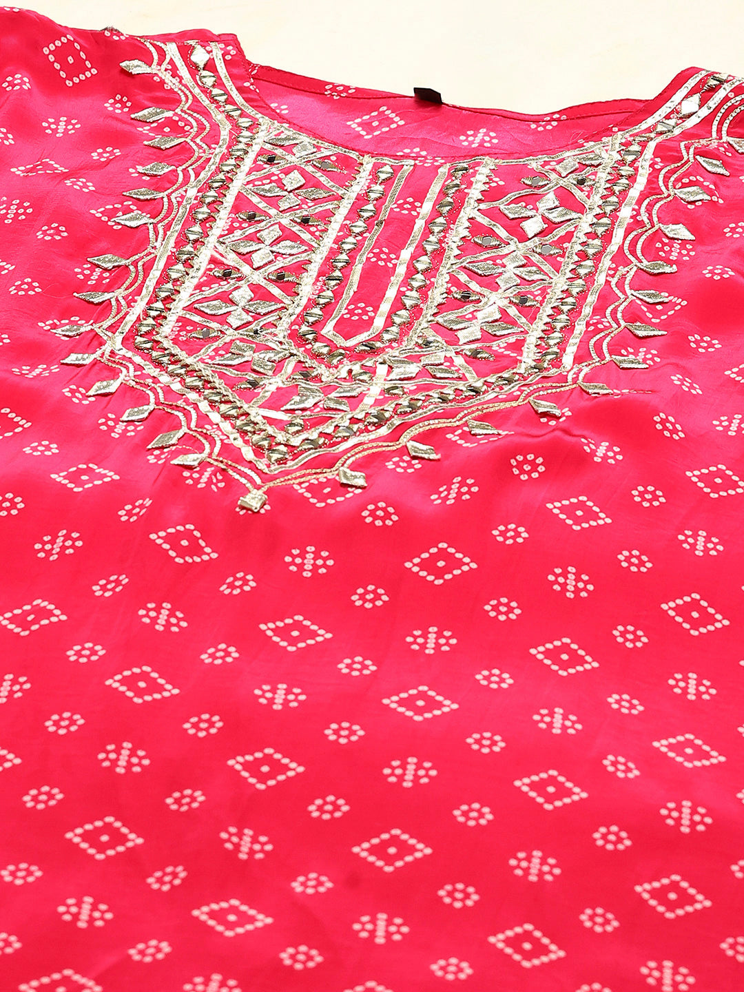 Printed Crepe Kurta With pants