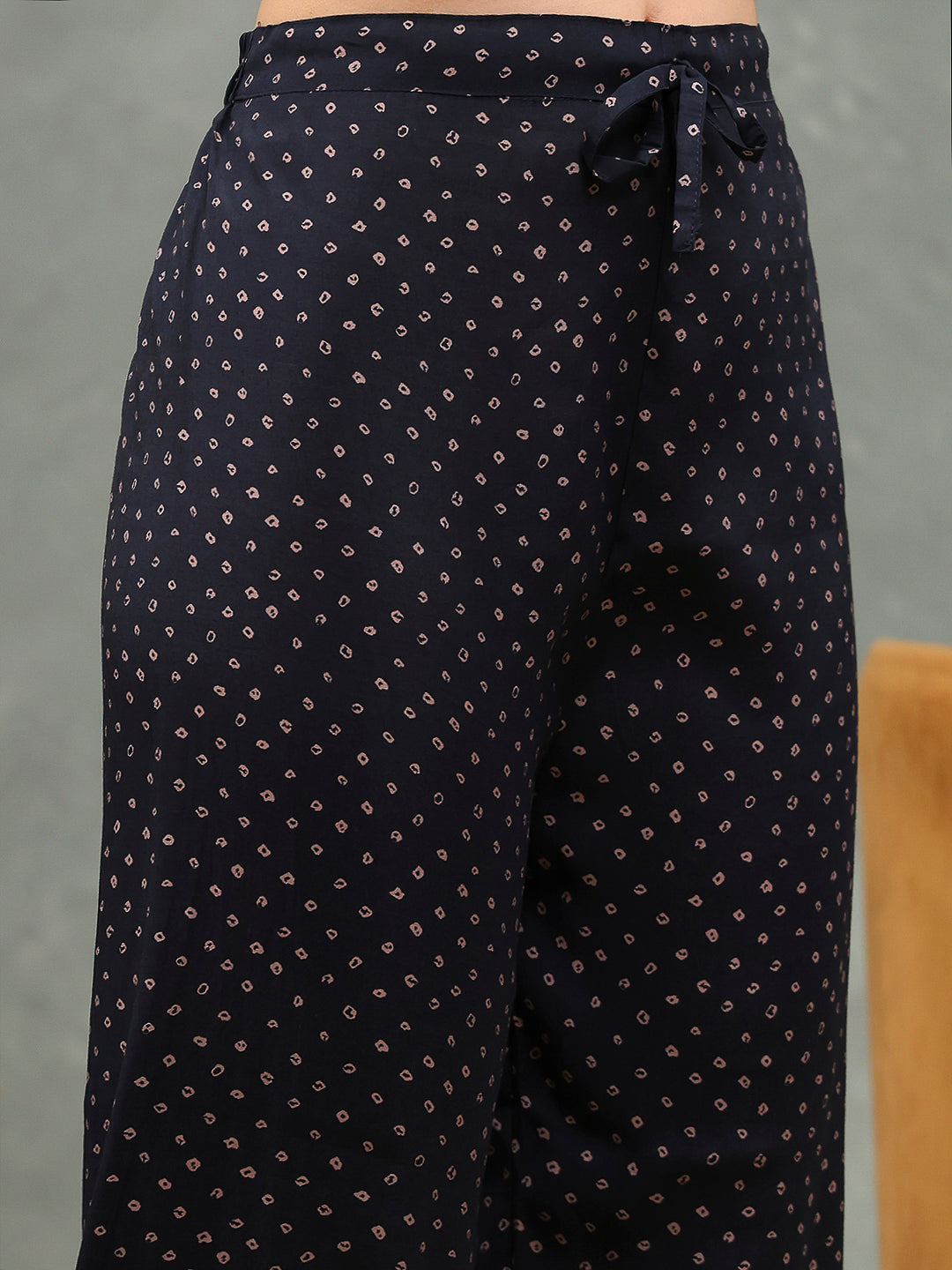 Printed Muslin Kurta With Pants & Dupatta