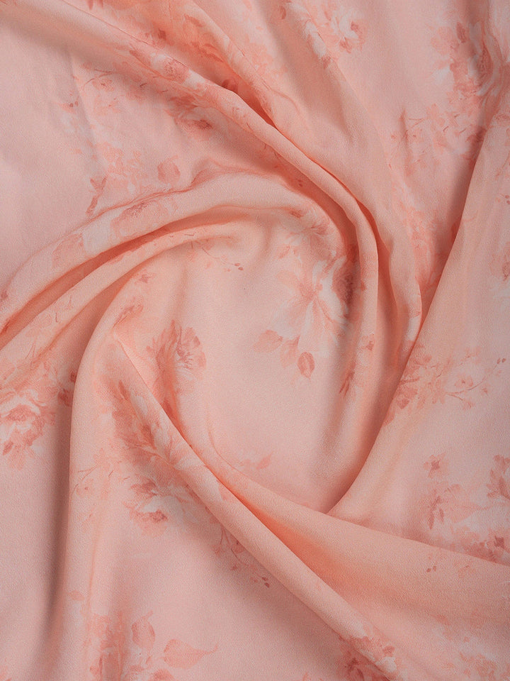 Digital Print Chiffon Saree