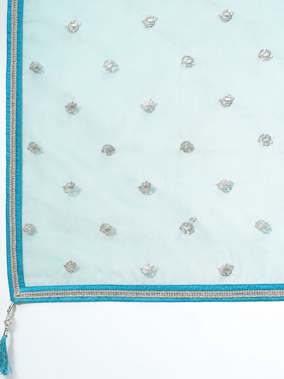 Zari Embroidered &amp; Printed Crepe Choli With Lehenga &amp; Dupatta