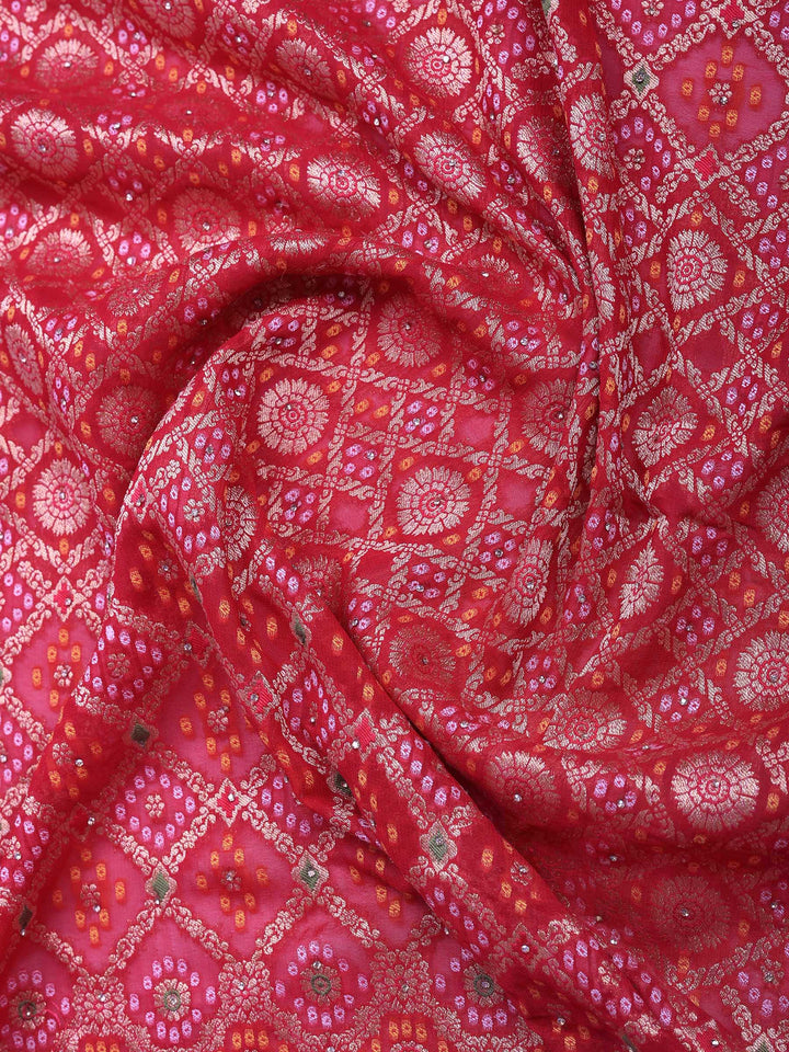 Embroidered Georgette Saree