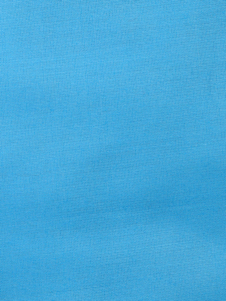 Blue Banarasi Chanderi Unstitched Dress Material