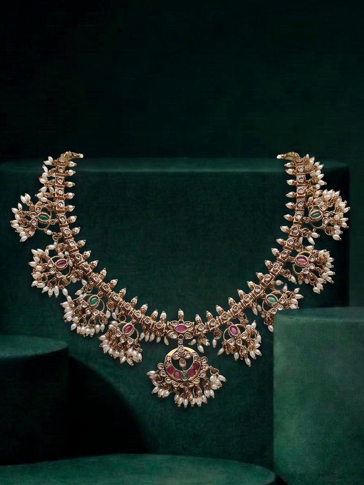 Gold-Multi Imitation Jewelry-Set