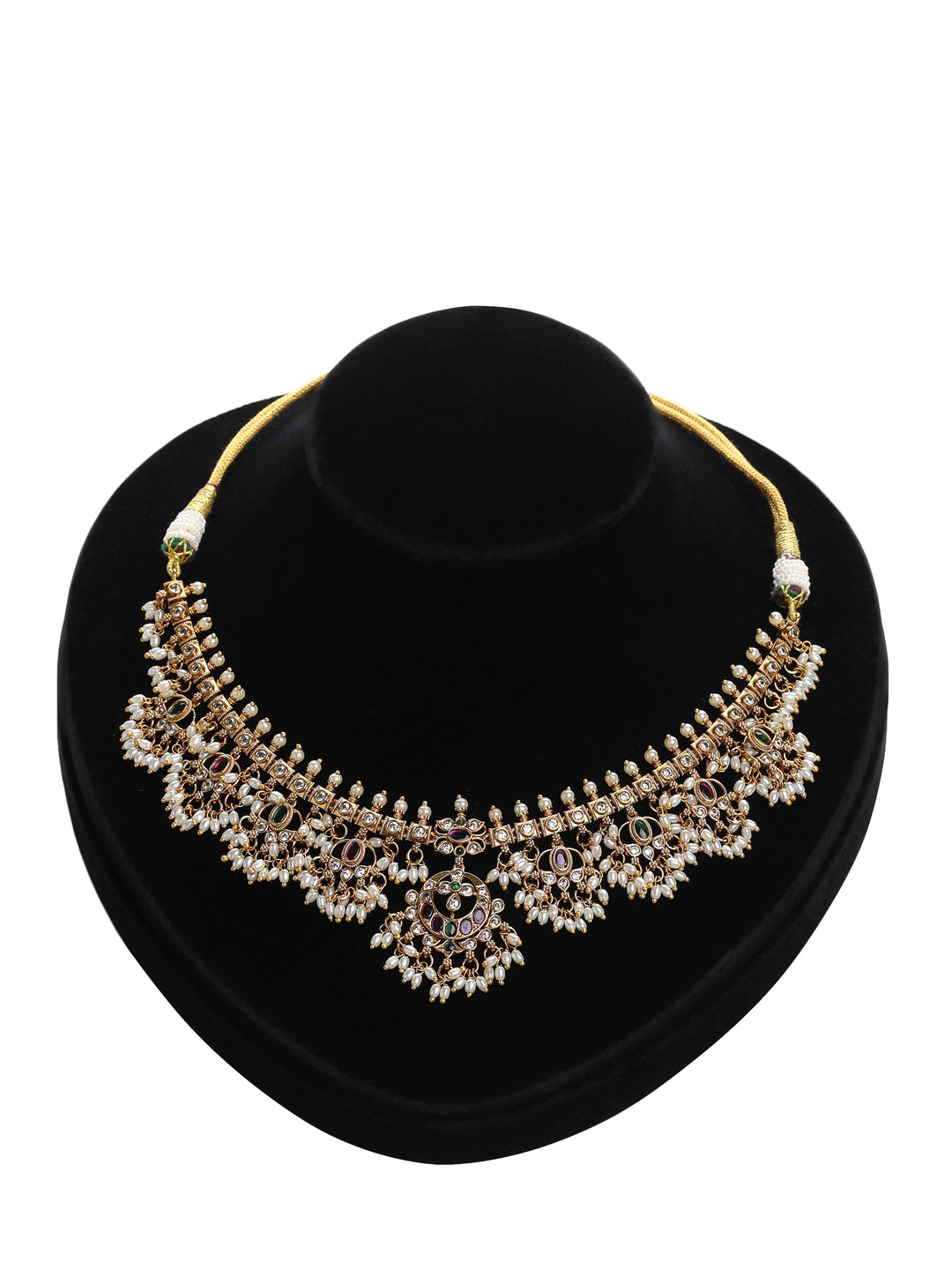 Gold-Multi Imitation Jewelry-Set