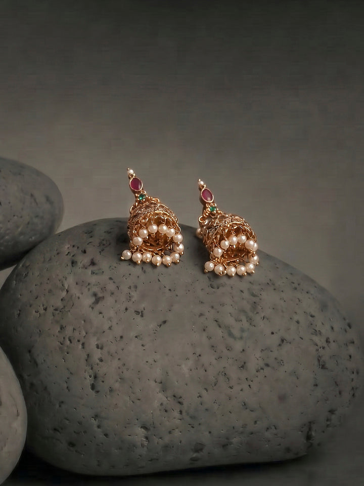 Gold-Multi Imitation Jewelry-Set