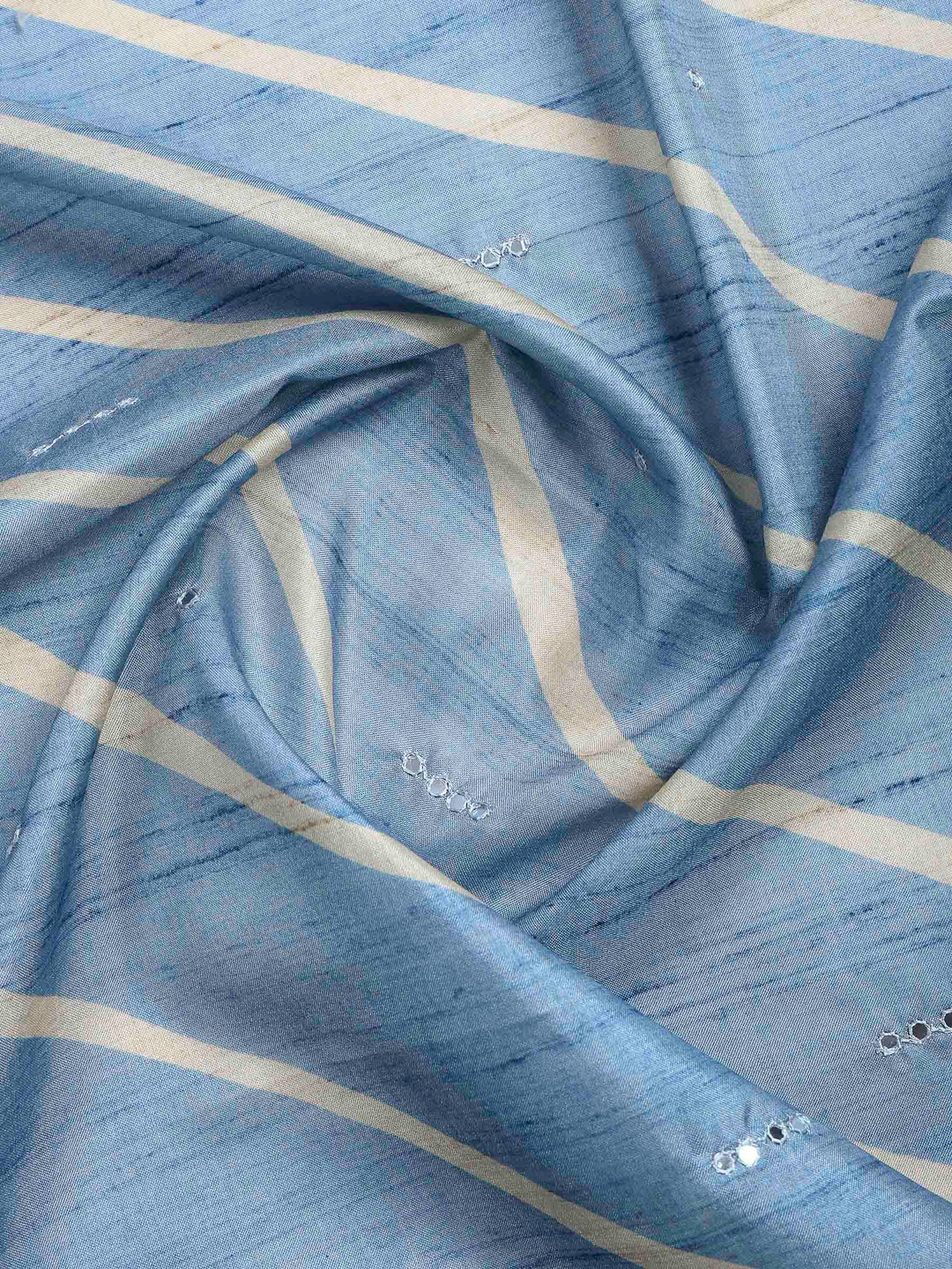 Blue Art Silk Printed Sarees