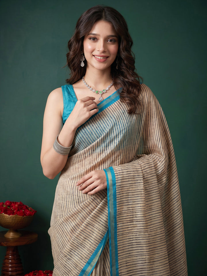 Firozee Art Silk Printed Saree
