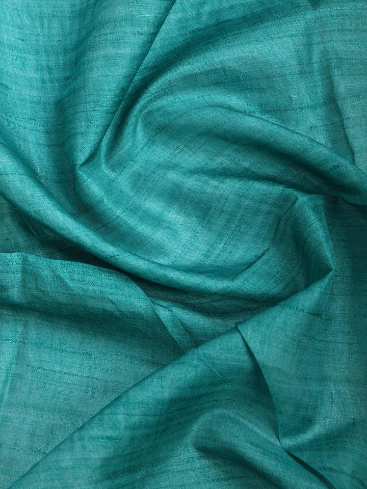 Green Art Silk Printed Saree