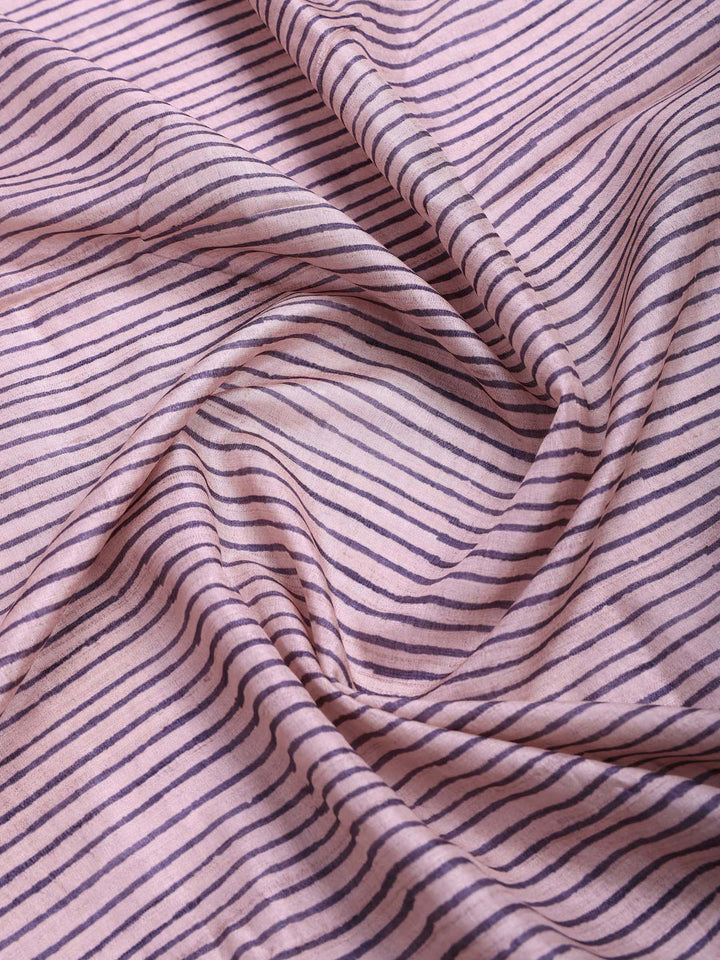 Lavender Art Silk Printed Saree
