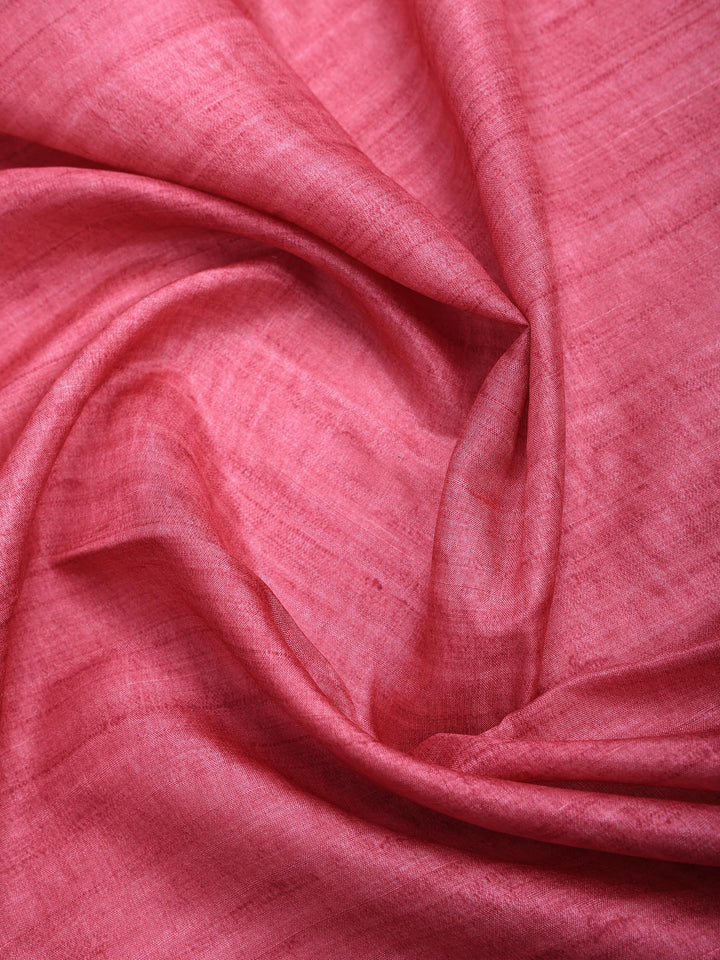Pink Art Silk Printed Saree