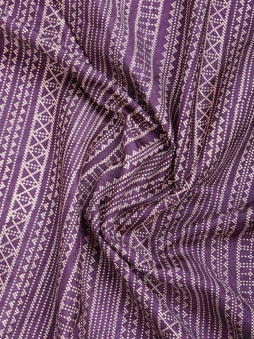 Wine Art Silk Printed Saree