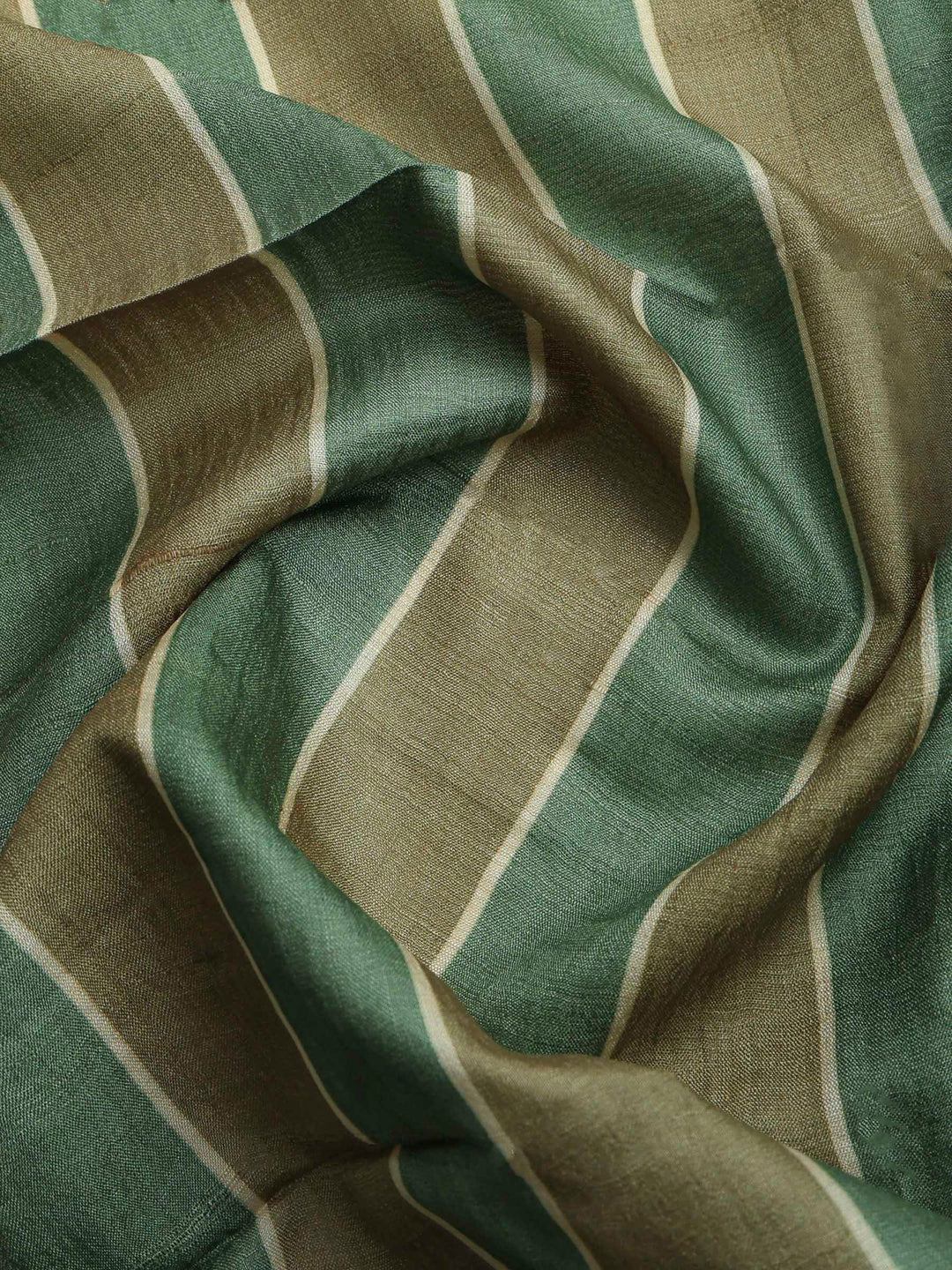 Green Tussar Printed Sarees