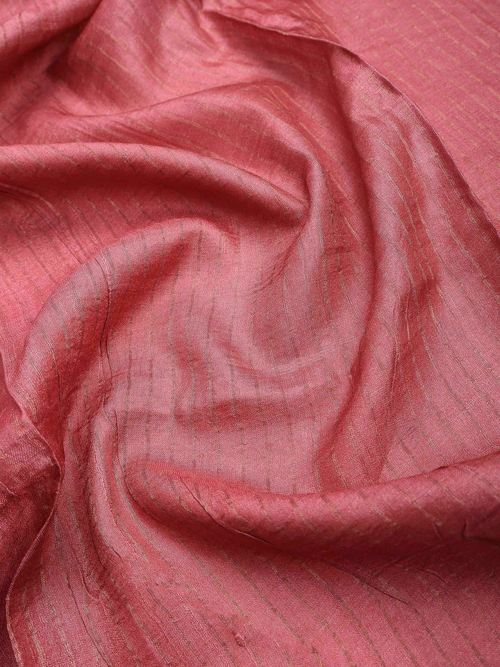 Pink Tussar Printed Sarees