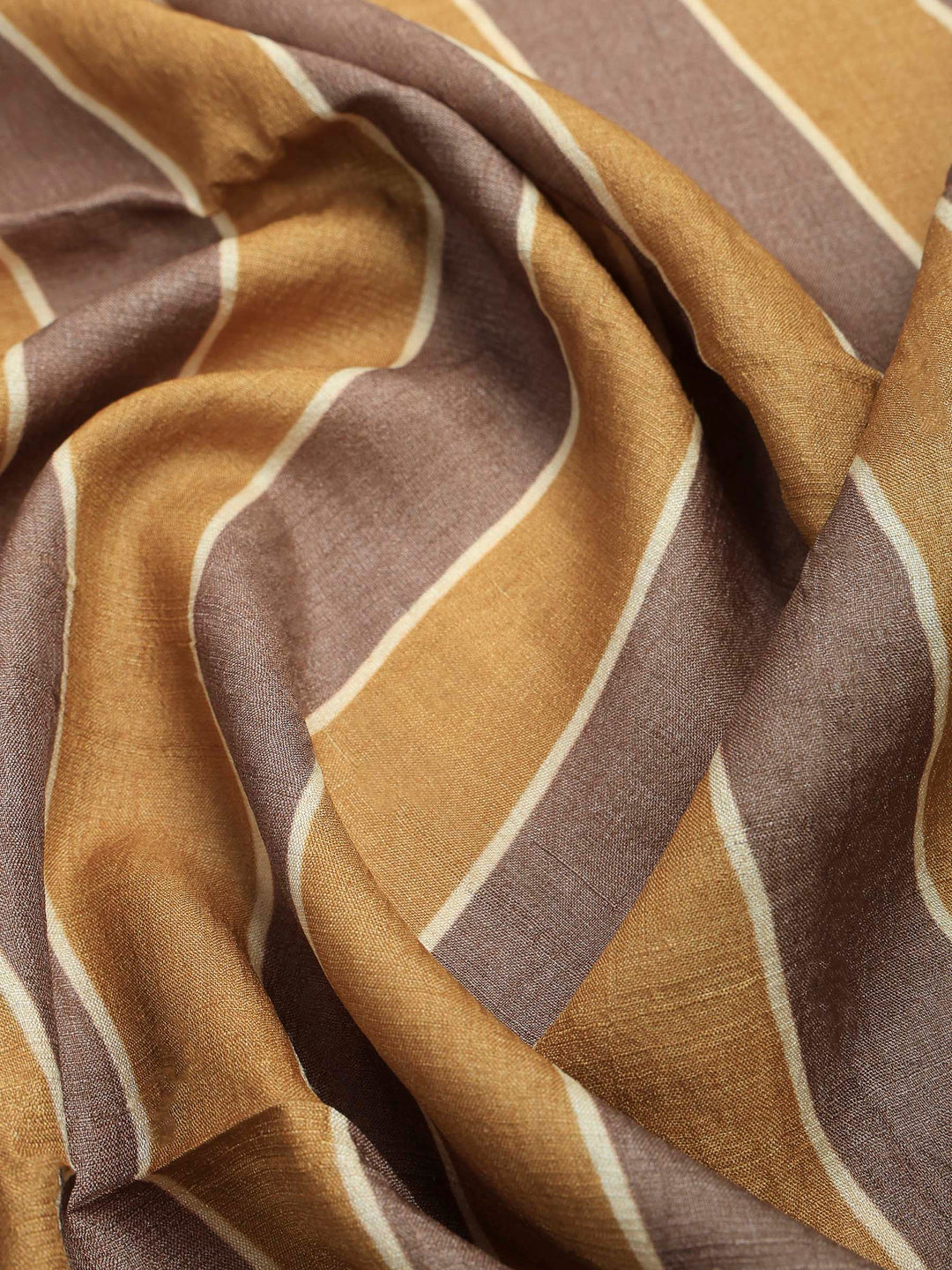 Purple Tussar Printed Sarees