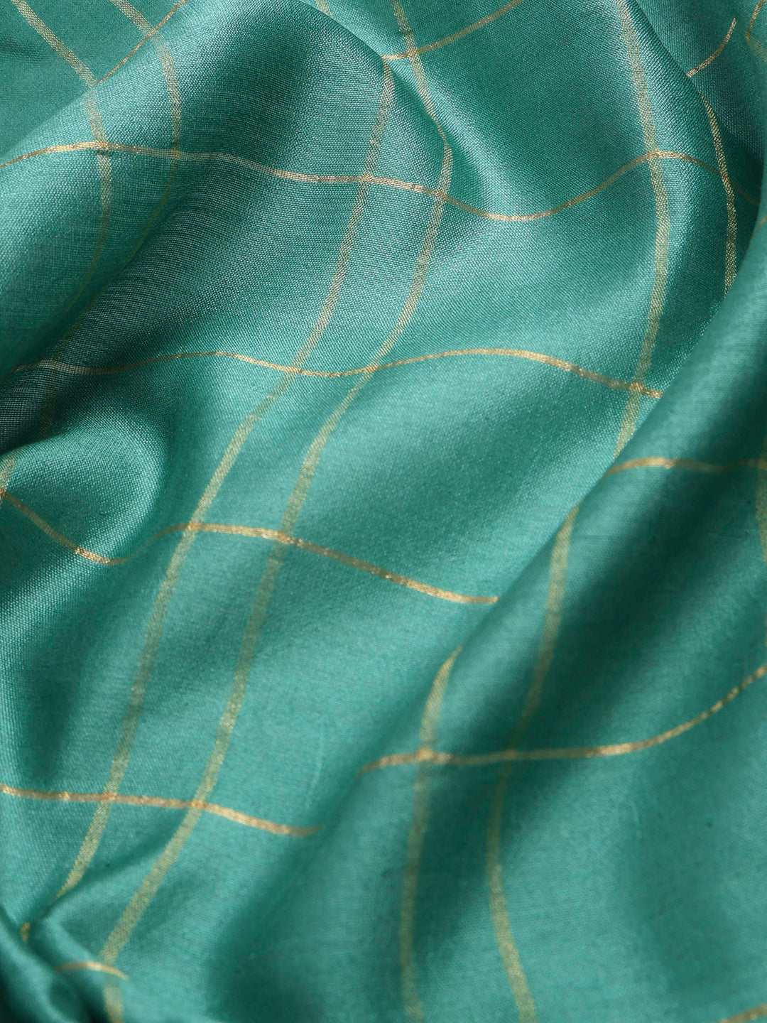 Sea Green Tussar Embroidered Sarees