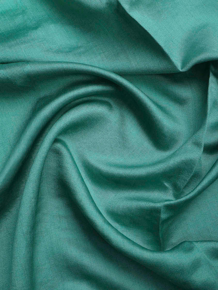 Sea Green Tussar Embroidered Sarees