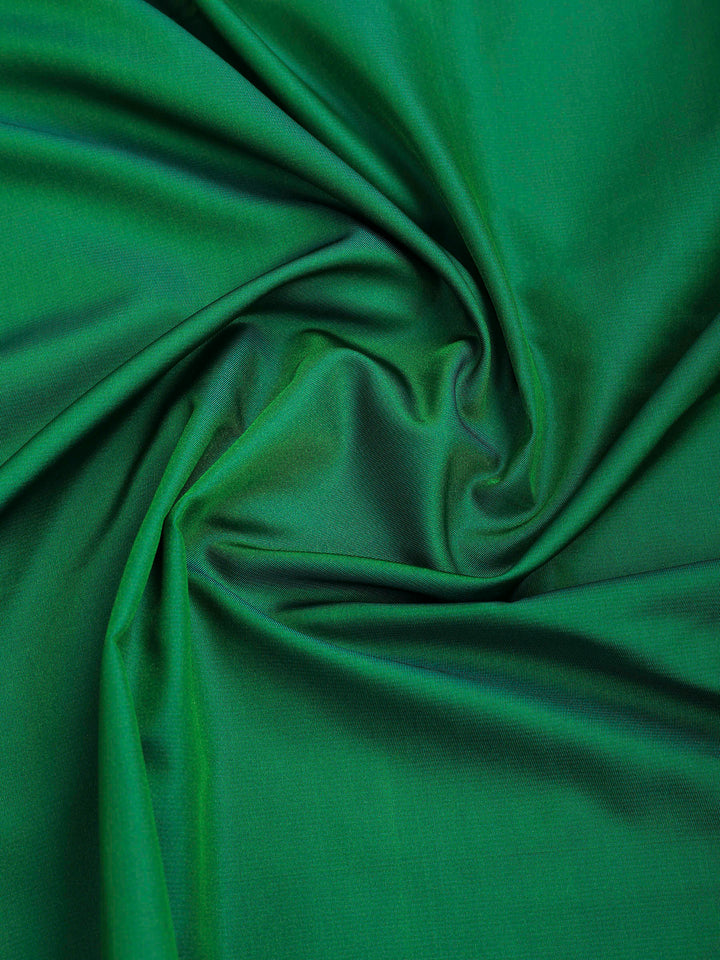 Rama Green Banarasi Woven Saree