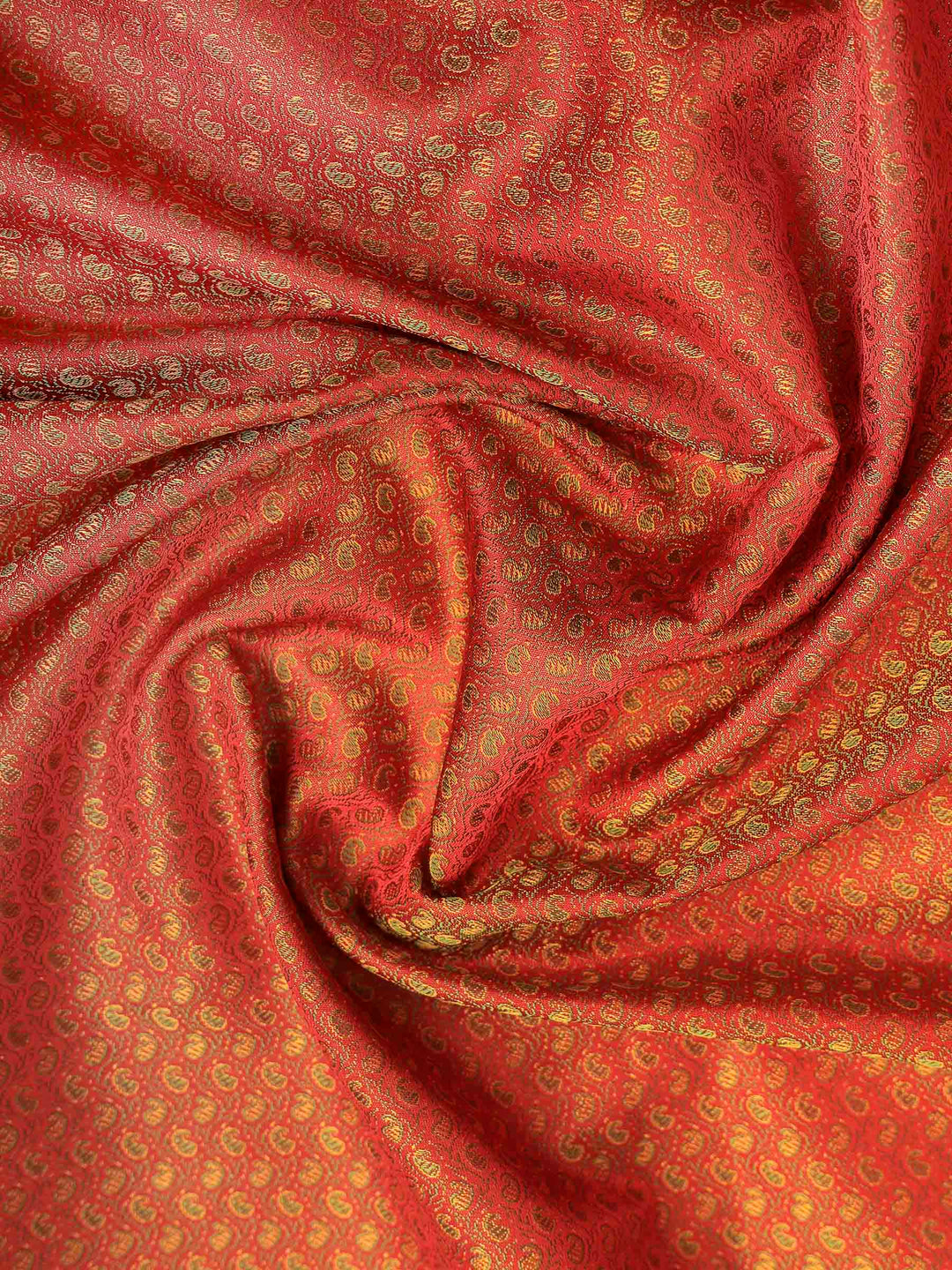 Red Banarasi Woven Saree