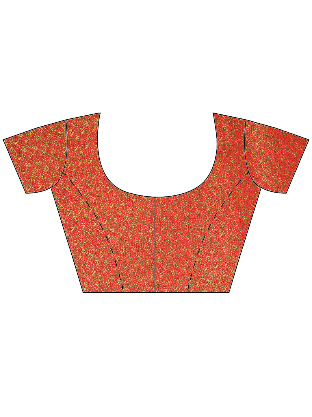 Red Banarasi Woven Saree
