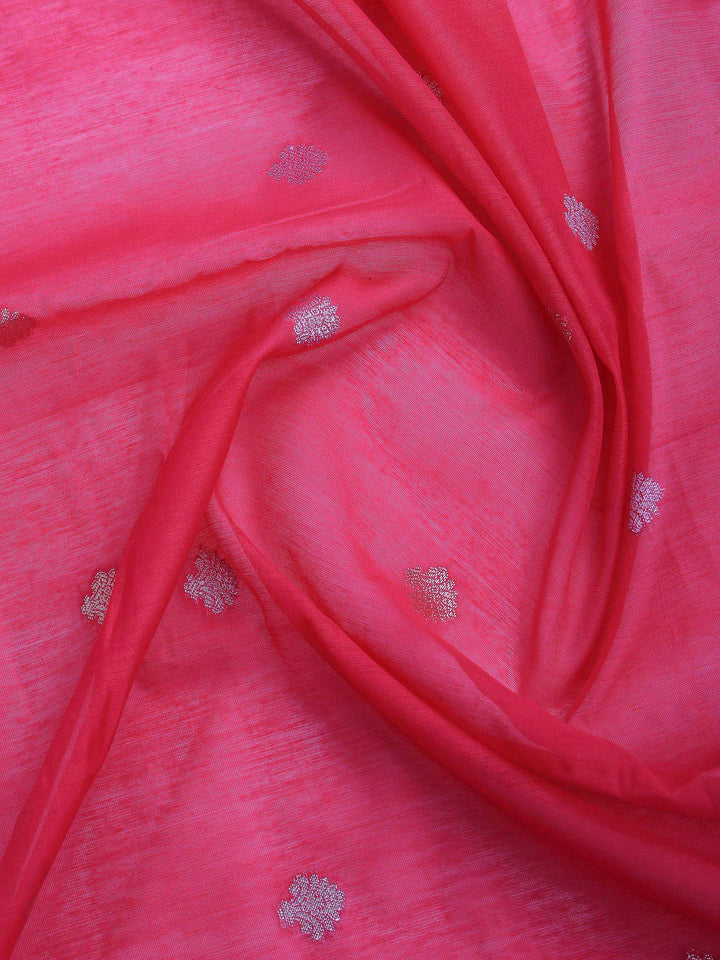 Rani Cotton Blend Woven Saree