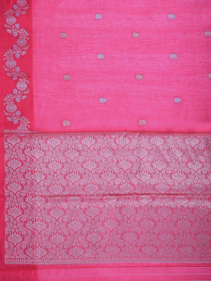 Rani Cotton Blend Woven Saree