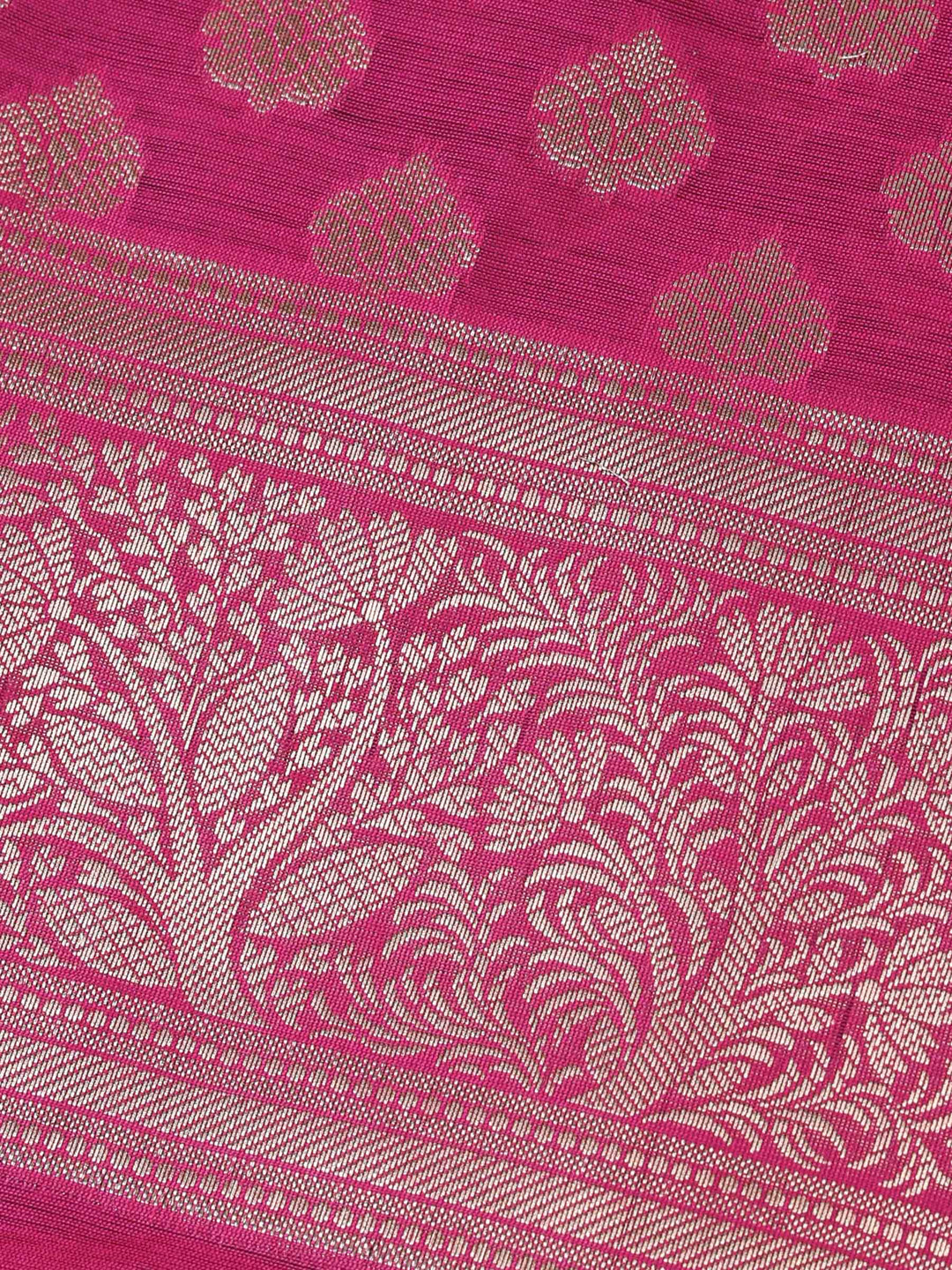 Rani Chanderi Woven Design Unstitched Dress Material