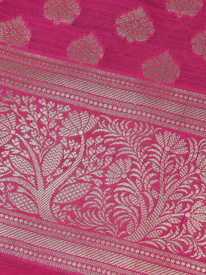 Rani Chanderi Woven Design Unstitched Dress Material