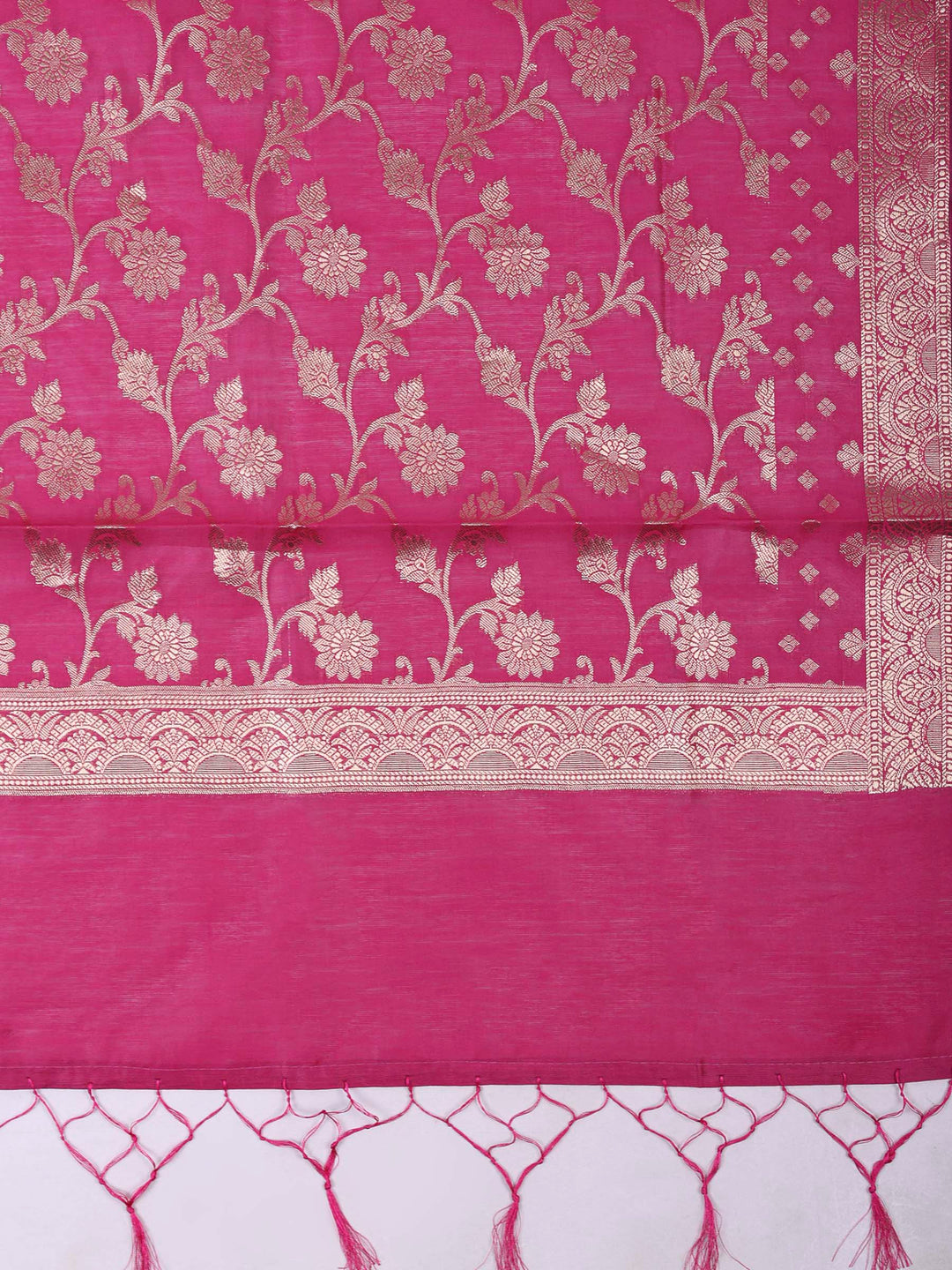 Rani Chanderi Woven Design Unstitched Dress Material