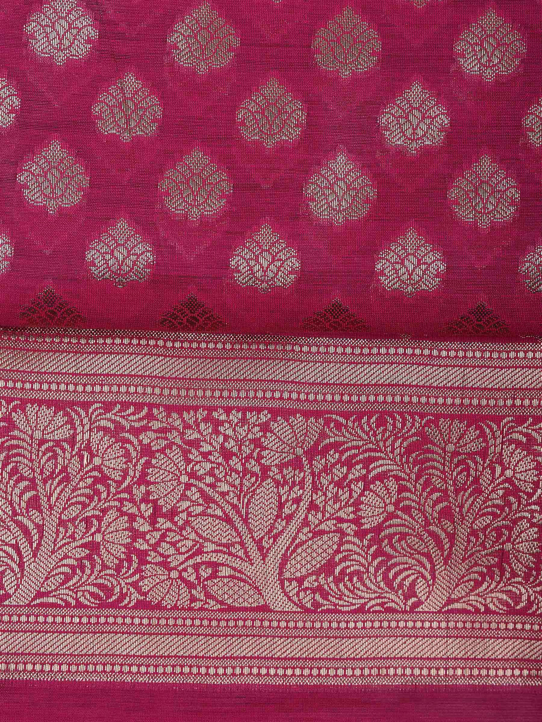 Rani Chanderi Woven Design Unstitched Dress Material