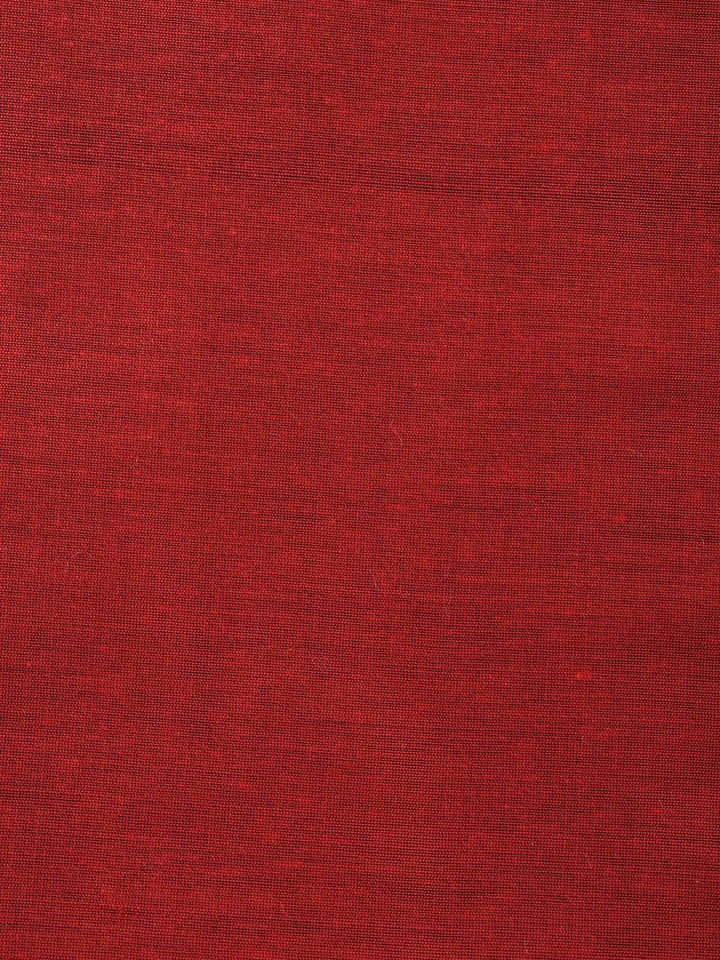 Maroon Chanderi Woven Design Unstitched Dress Material