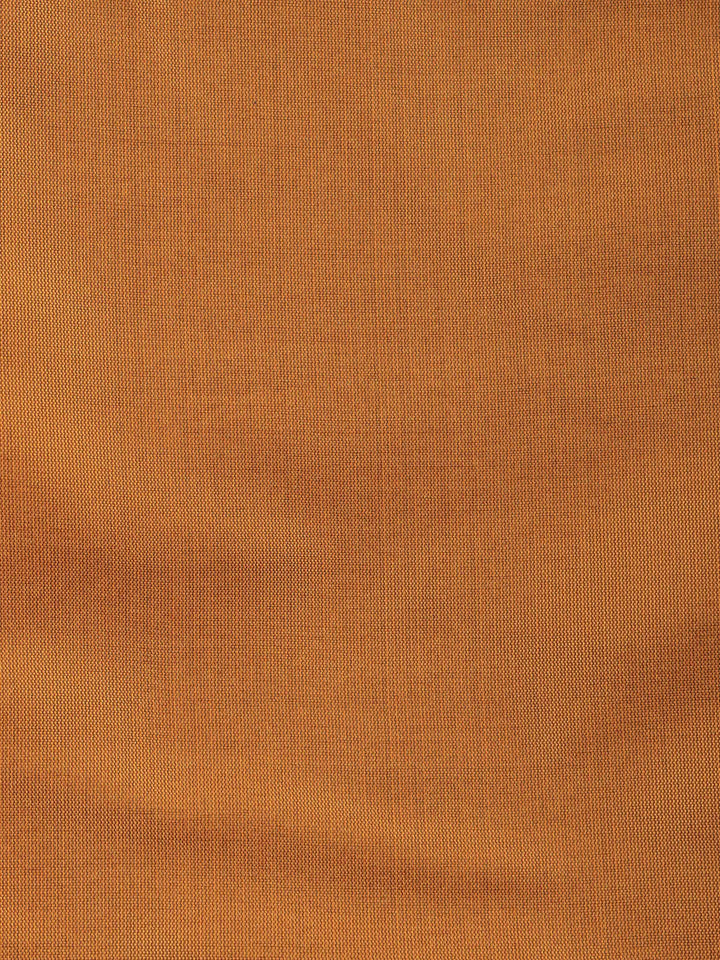 Mustard Chanderi Woven Banarasi Unstitched Dress Material