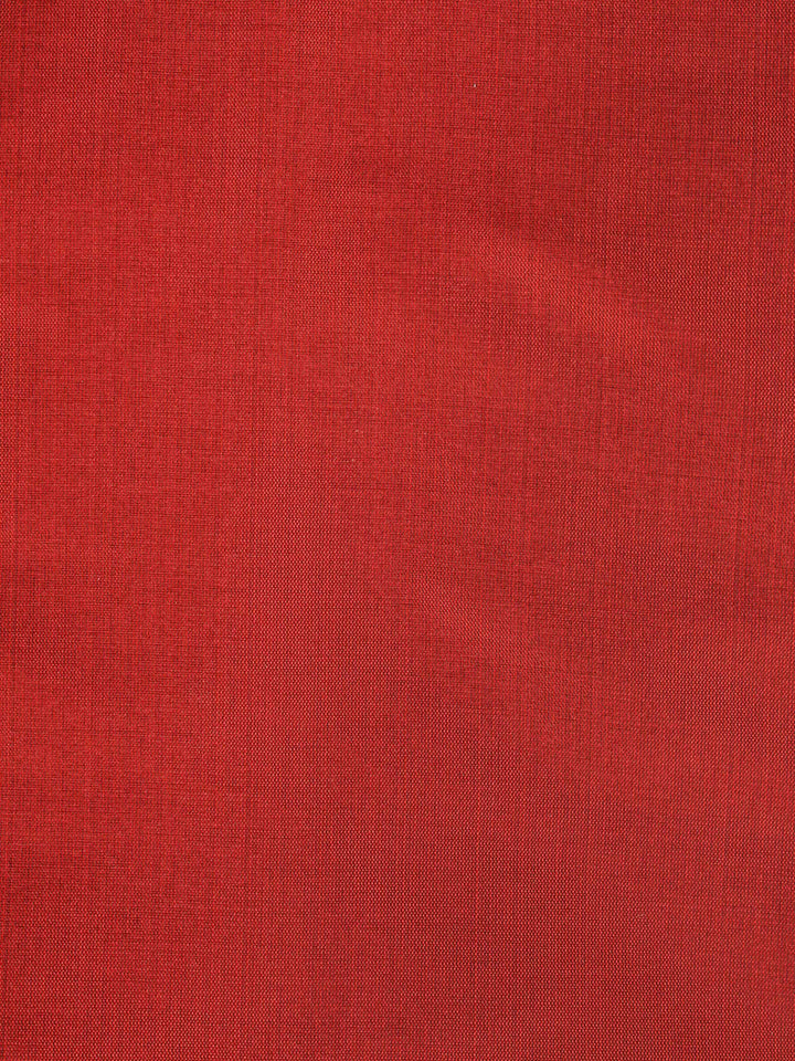 Red Chanderi Woven Banarasi Unstitched Dress Material