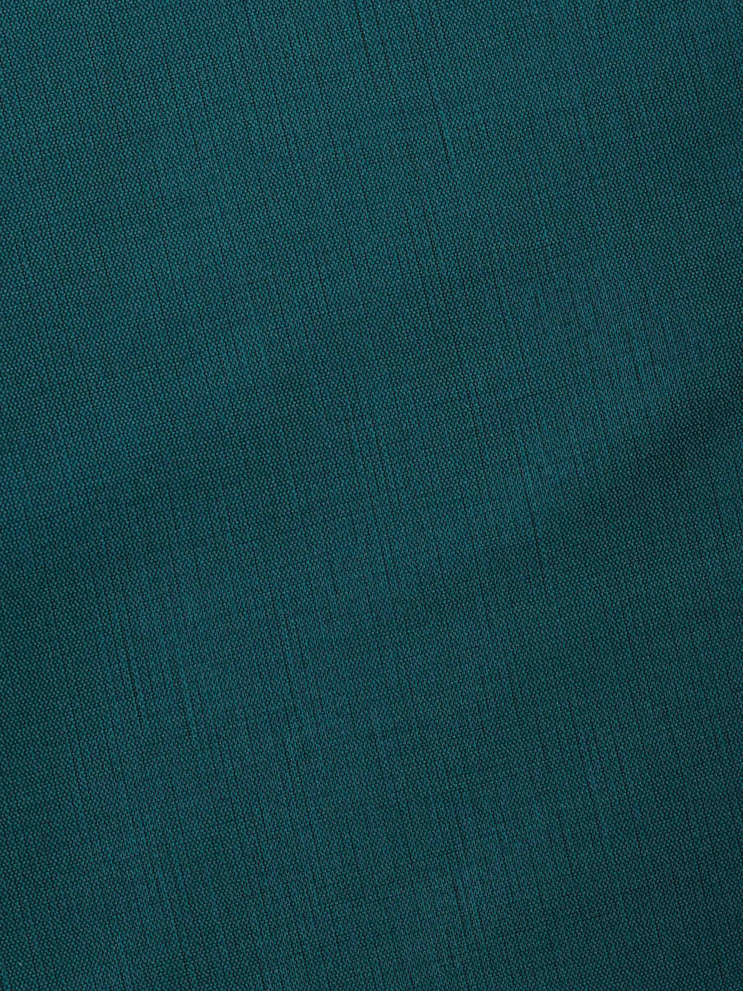 Rama Green Chanderi Woven Design Unstitched Dress Material
