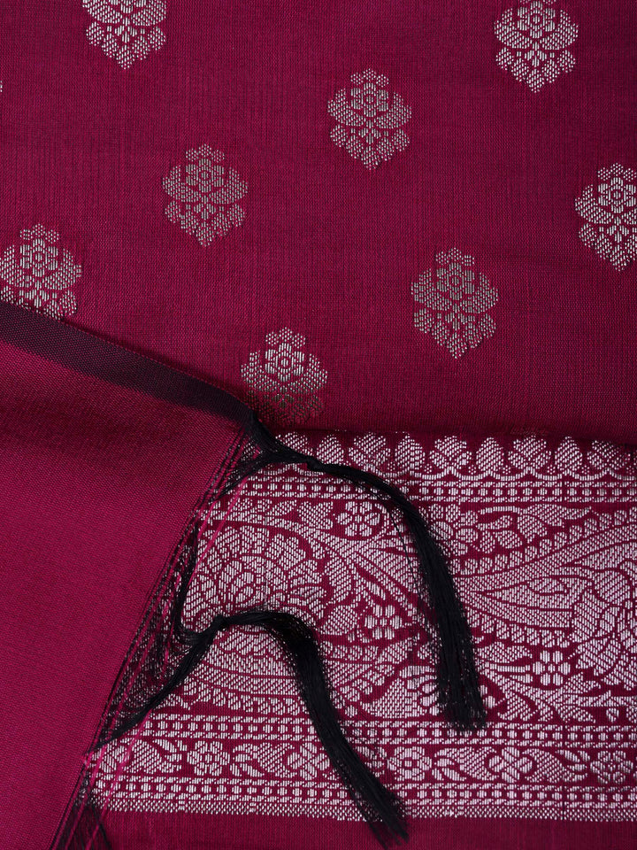 Rani Chanderi Woven Design Unstitched Dress Material