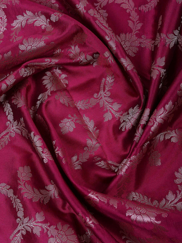 Rani Chanderi Woven Design Unstitched Dress Material