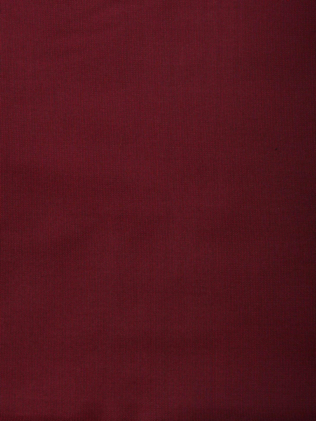 Burgundy Chanderi Woven Design Unstitched Dress Material