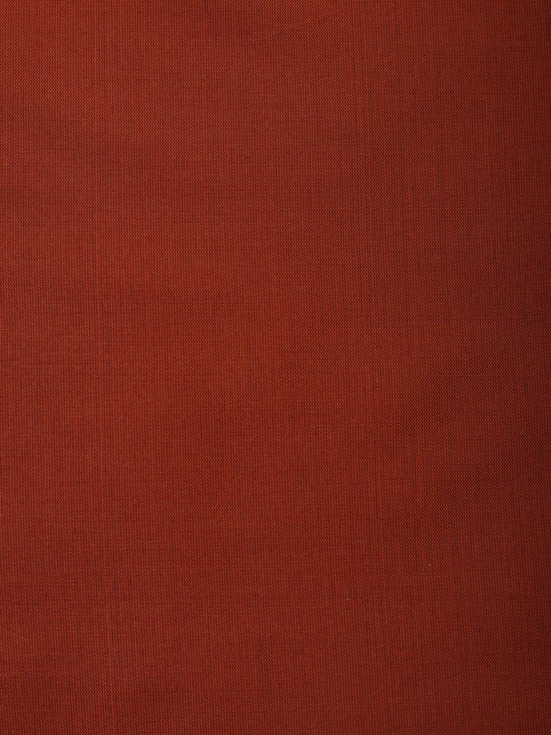 Rust Chanderi Woven Design Unstitched Dress Material