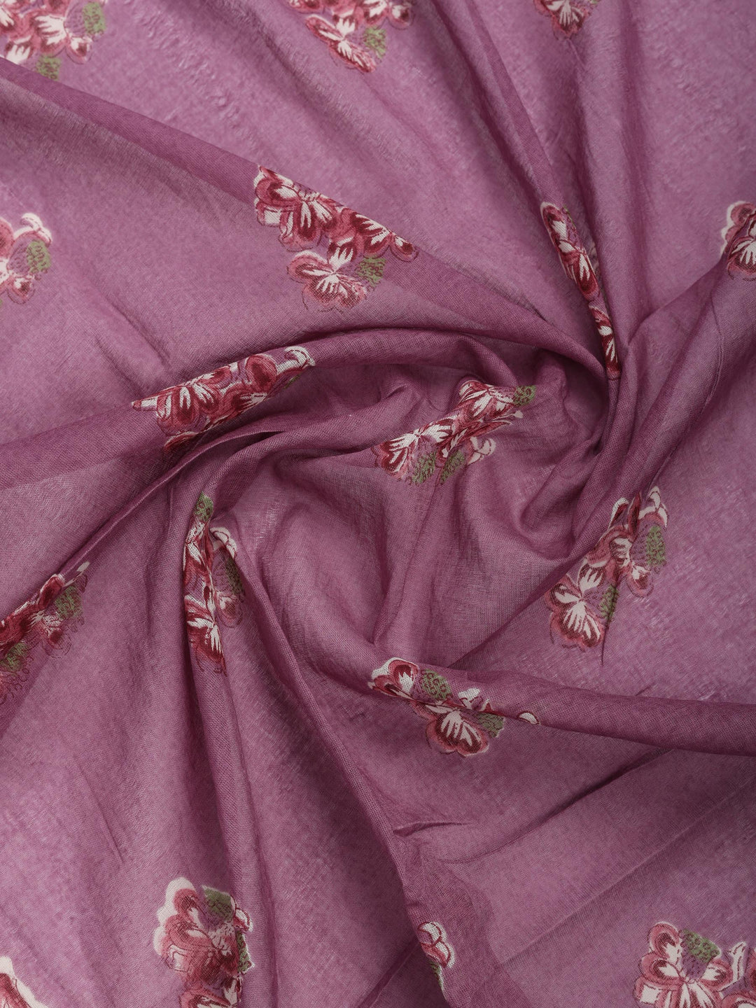 Levender Embroidered Cotton Blend Kurta With Pant &amp; Dupatta