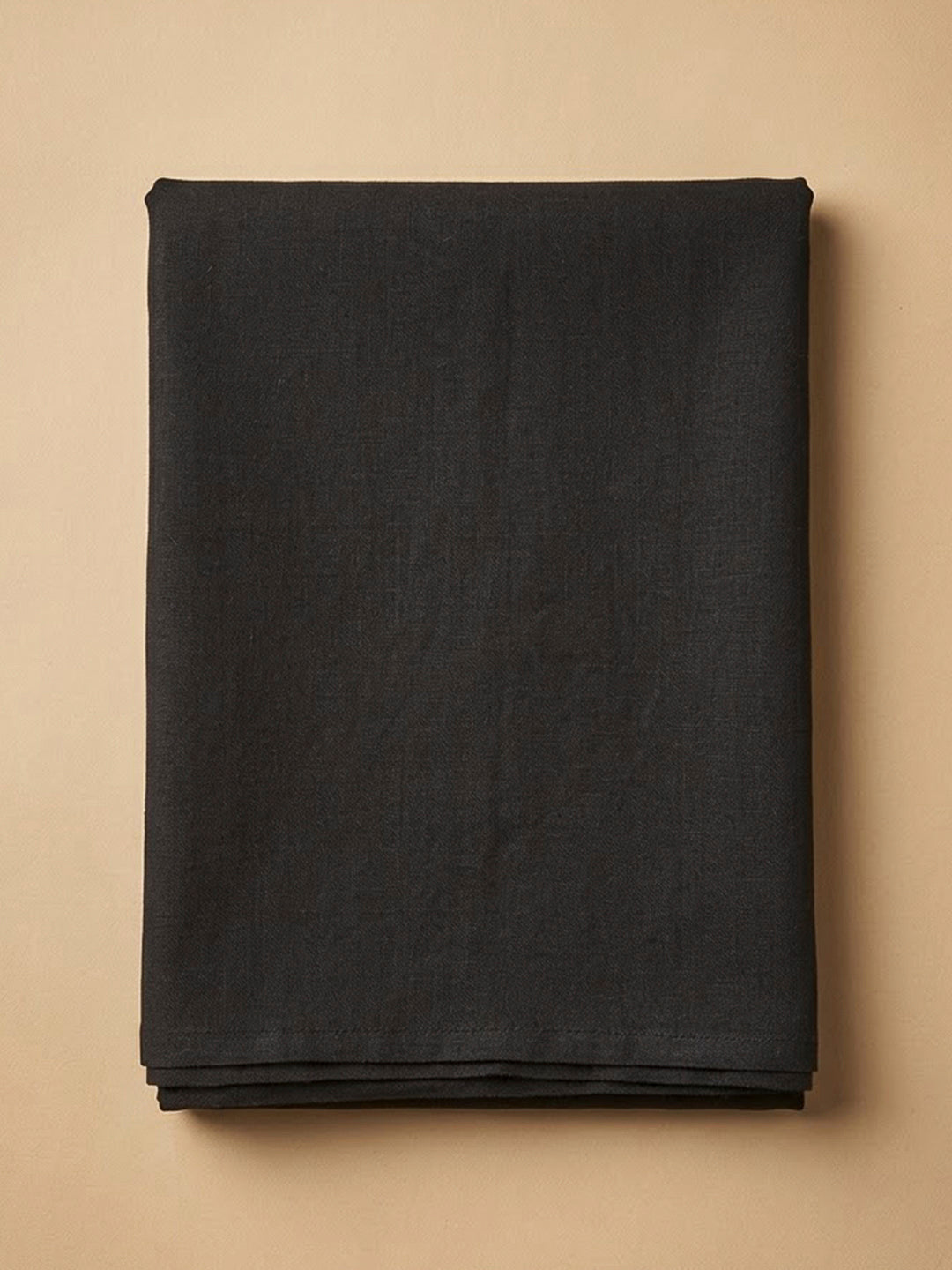 Black Tussar Printed Unstitched Dress Material