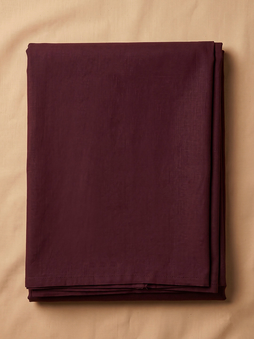 Maroon Tussar Printed Unstitched Dress Material